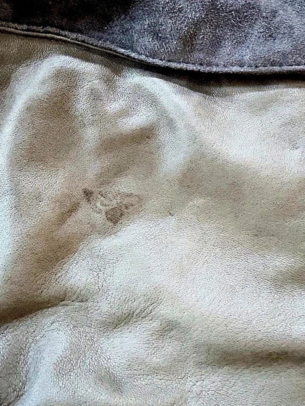 Vintage Marc Jacobs Collection Leather and Suede dark grey Straight Leg Pants Si - Picture 7 of 9
